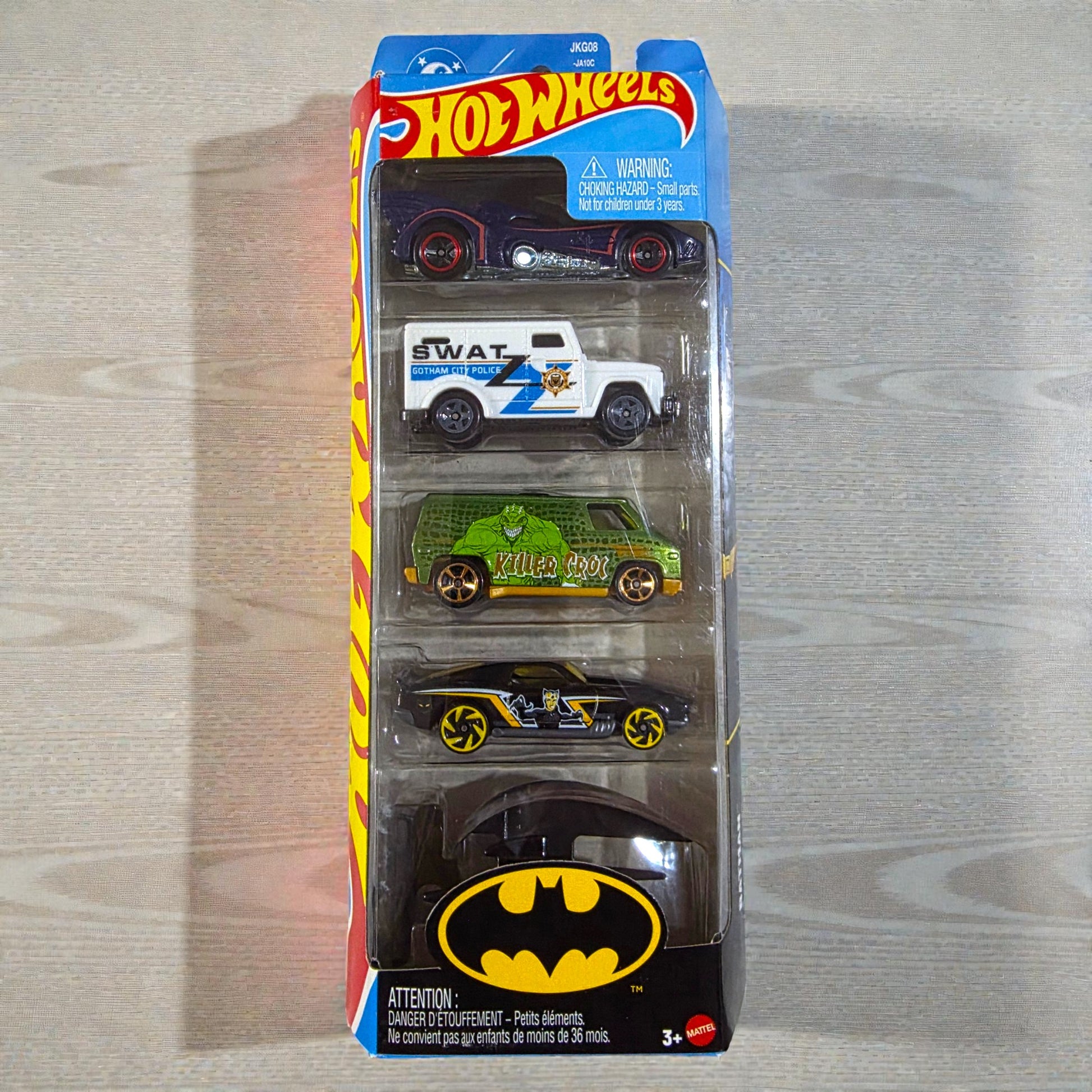 Hot Wheels Pack of 5 - Batman - JKG08 Series - 2026 Edition - JA10C Mattel