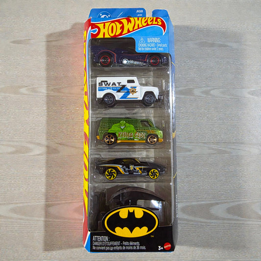 Hot Wheels Pack of 5 - Batman - JKG08 Series - 2026 Edition - JA10C Mattel