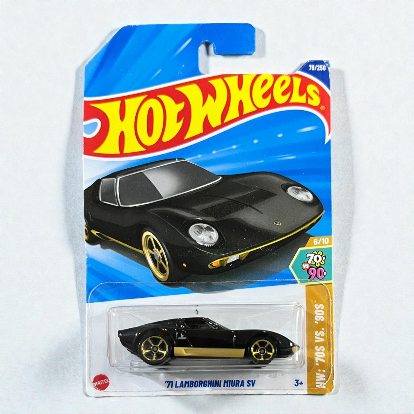 Hot Wheels - '71 Lamborghini Miura SV - 78/250 - 2025 Edition - IMPORTED Mattel