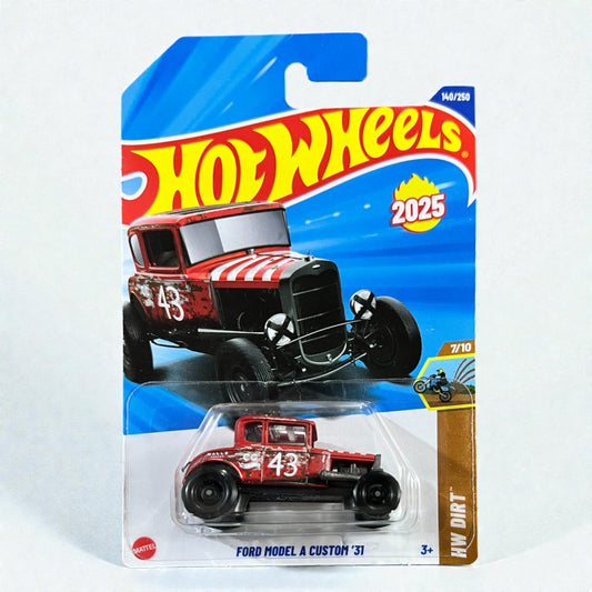 Hot Wheels - '31 Ford Model A Custom Red - 140/250 - 2025 Edition - IMPORTED Mattel