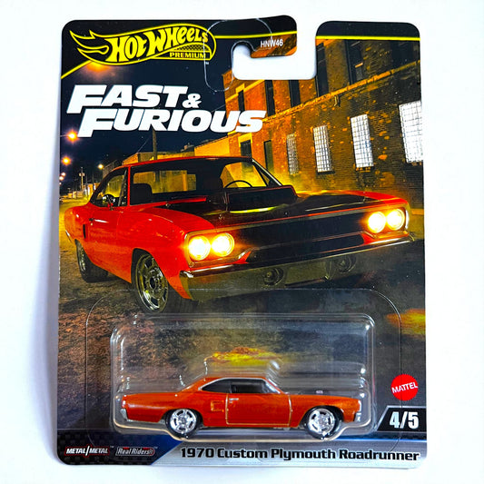 Original Hot Wheels Premium HNW46 - '70 Plymouth Roadrunner - Fast & Furious Edition (2025) Mattel