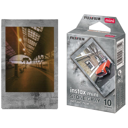 Fujifilm Instax Mini Stone Gray Films (Refill) - 10 Sheets Pack Fujifilm