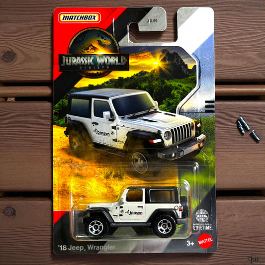 Jeep Wrangler - Hot Wheels Jurassic World - JGL59 Series (2025 Edition) Mattel