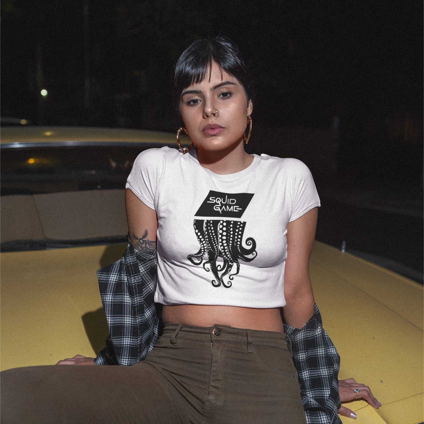Squid Games Women Crop Top Printrove