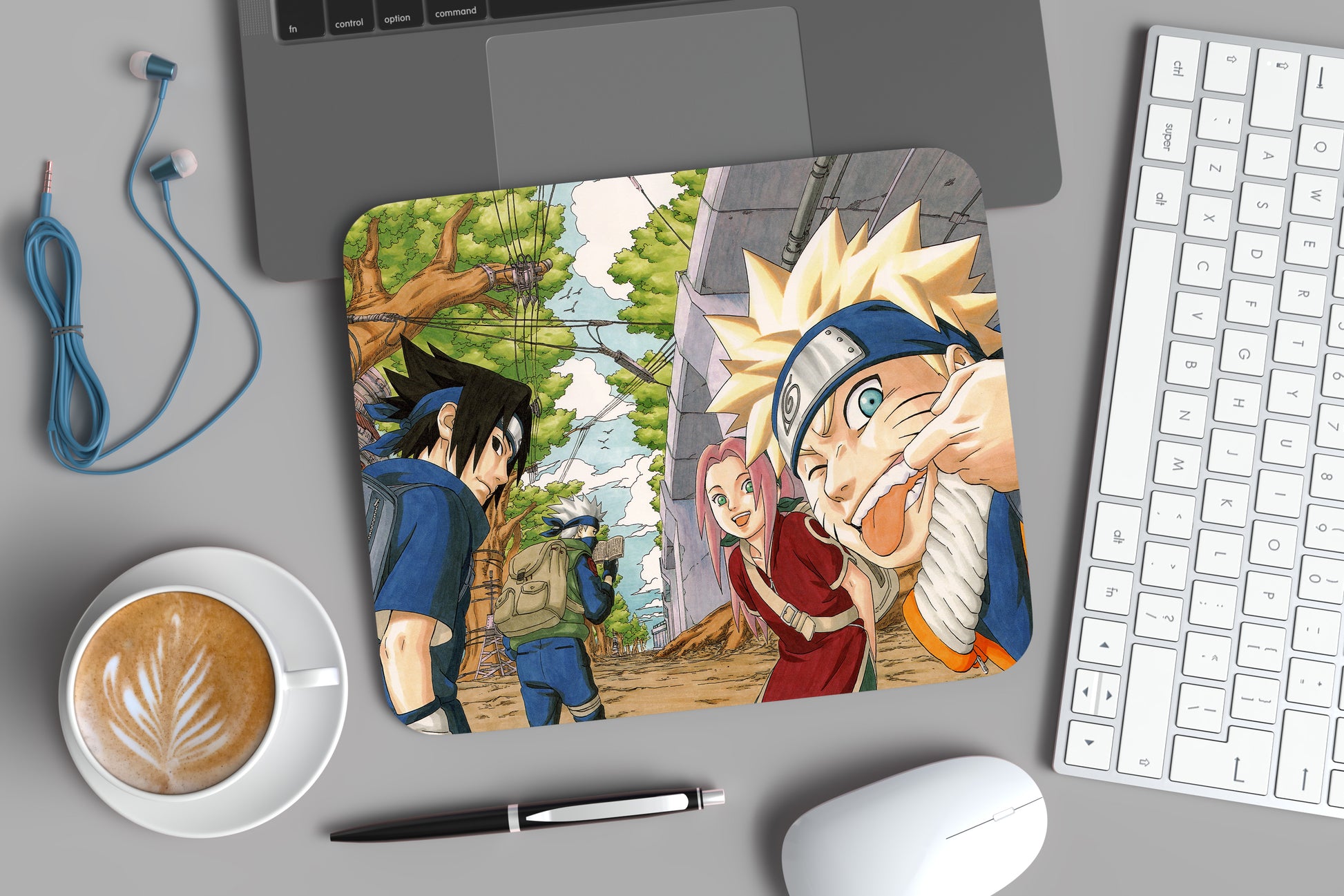 Naruto Team - Mouse Pad Regular (9" by 7.5") Shop Sentosa