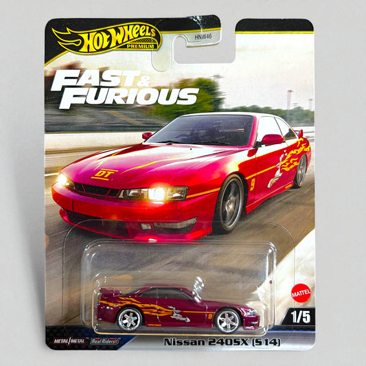 Original Hot Wheels Premium HNW46 - Nissan 240SX - Fast & Furious Edition (2025) Mattel