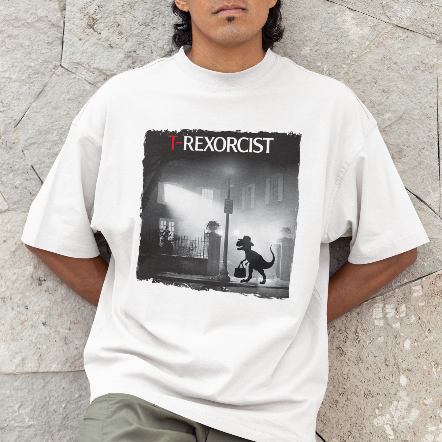 T-Rexorcist Oversized T-Shirt Printrove