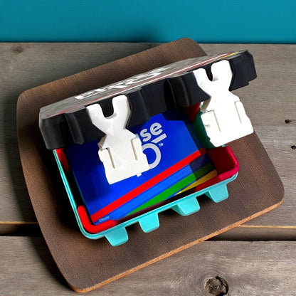 Phase 10 Card Game Storage Box with Removable Tray | Multicolor Deck Organizer & Travel Case
