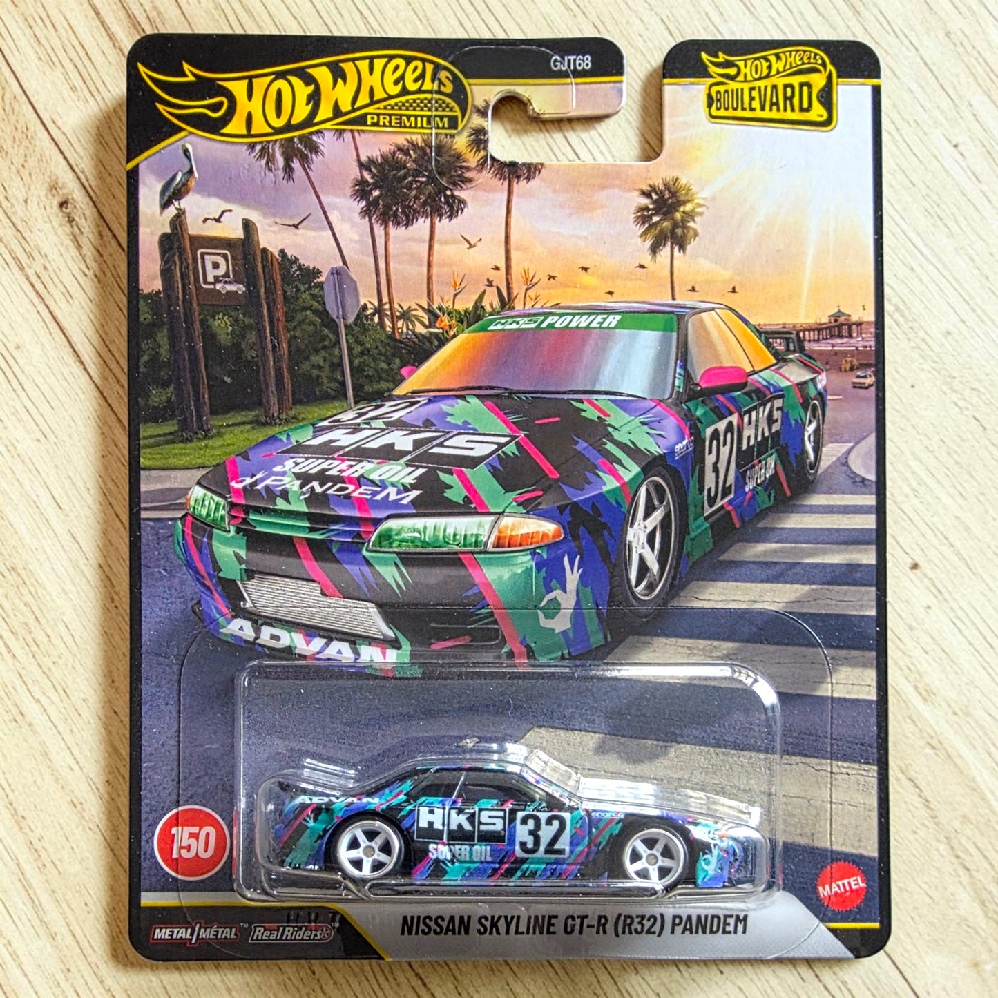 Hot Wheels Premium - Nissan Skyline GT-R (R32) Pandem - Boulevard - GJT68