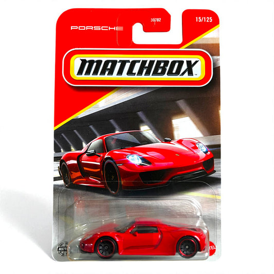 Porsche 918 Spyder - Hot Wheels Matchbox (15/125) - 30782 Series (2025 Edition) Collectors Edition Mattel