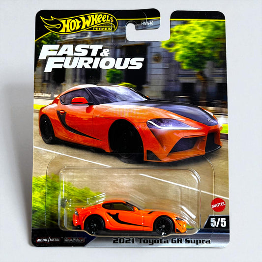 Original Hot Wheels Premium HNW46 - '21 Toyota GR Supra - Fast & Furious Edition (2025) Mattel