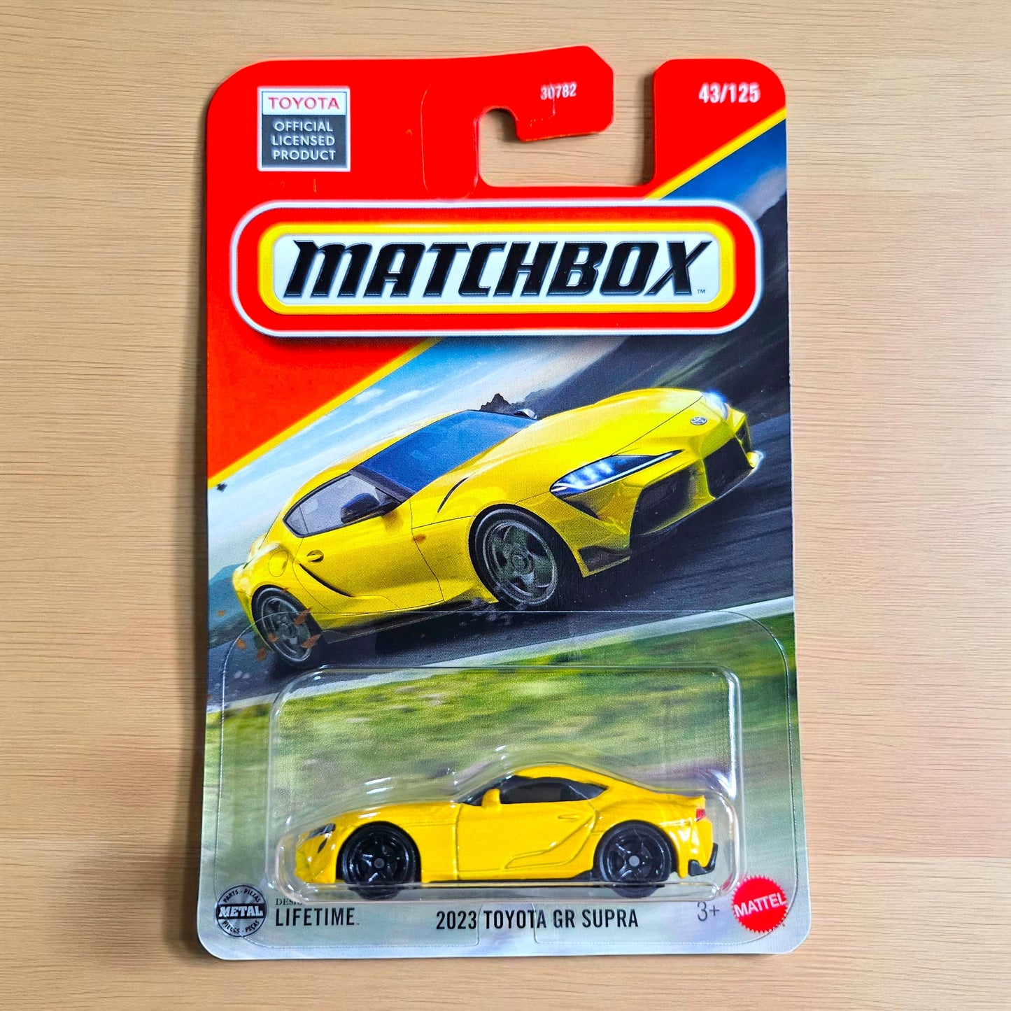 '23 Toyota GR Supra - Hot Wheels Matchbox (43/125) - 30782 Series (2025 Edition) Collectors Edition Mattel