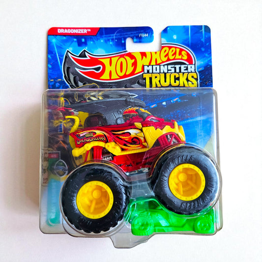 Dragonizer Beast Basher With Crushed Car - Original Hot Wheels Monster Truck Premium FYJ44 (2025 Edition) Mattel